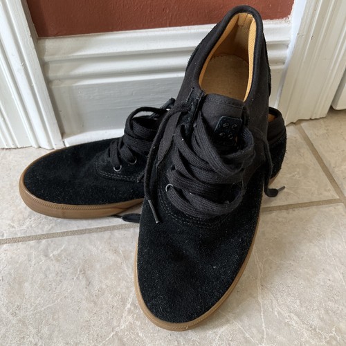 Skate Shoe 8 Suede / Nubuck Canvas EUC 