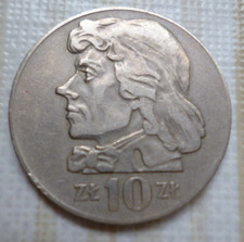 10 Zlotych K-N 1970 Polen Kosciuszko