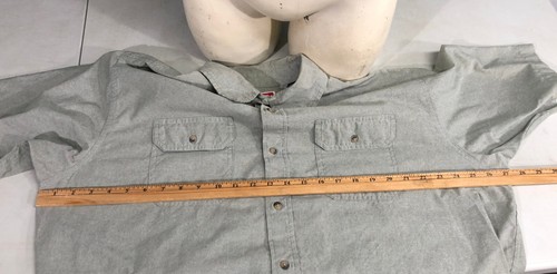 Camisa de vaquero con botones Wrangler Western calidad premium mezcla algodón XL - Imagen 7 de 7