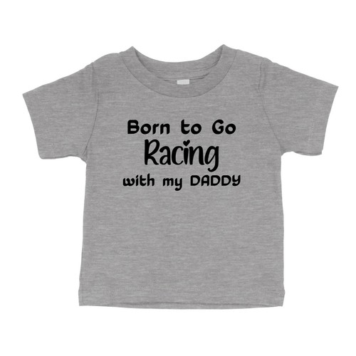 Toddler Kids Youth T-shirt Funny Racing Shirt Born to Go Racing with my Daddy - Picture 11 of 15