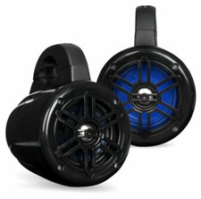 Belva BWT4LED Pair of 400W 4-inch Powersports/ATV/UTV Speaker w/ Blue LED Lights