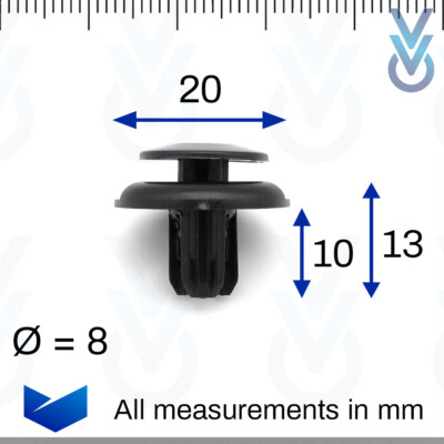 🔧 Adiós Ruidos Y Piezas Flojas: 10 Clips Y Protectores Para Honda Jazz (FCP-0159-HO-L75)