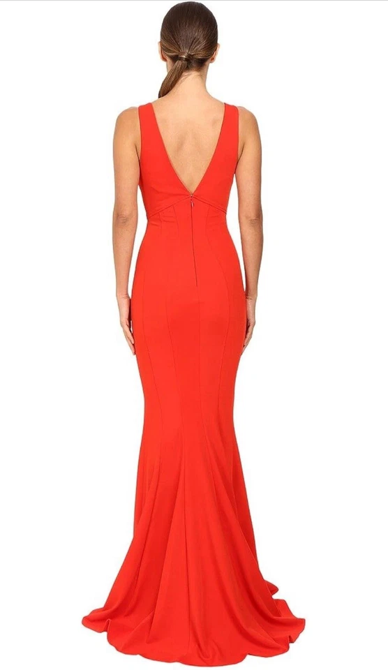 Vestido Ronnie para mujer Zac Posen cardenal, talla 2, vestido de baile, vestido de noche Foto 3 de 3