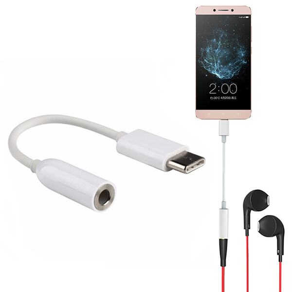 Adattatore Cavo Audio Da 3,5 Mm A Type C – Da USB 3.1 Maschio A Jack Femmina, Per Cuffie E Hi-Fi (Nero/Argento/Rosso)