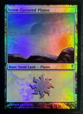 FOIL  Snow-Covered Plains / Verschneite Ebene  - COLDSNAP -  englisch  (fine +)
