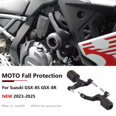 SUZUKI GSX-8S 2023 + GSX-8R 2024 + Crash Protection Bobbins Frame Slider Evotech