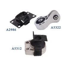 3pcs Engine Motor Transmission Torque Mount for 2008-2011 Ford Focus l4 2.0L