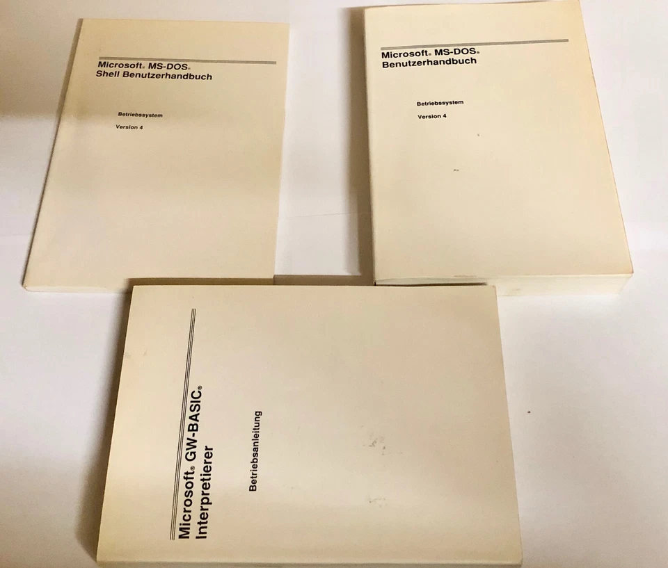 Microsoft MS-DOS Version 4.01 - Original 5.25 Zoll Disketten - inkl OVP Handbuch - Bild 2 von 4