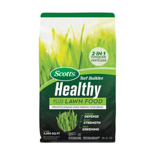 SCOTTS Healthy Plus Turf Builder Lawn Food  - 4,000 SQ FT (13.7 LBS.) 1.24 per gallon