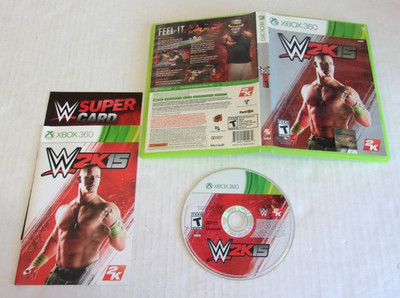 Used Complete WWE 2K15 - Microsoft Xbox 360 John Cena Cover Free Shipping!