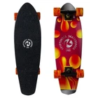 New Kryptonics 28" Cruiser Complete Skateboard (Swirled Lava)