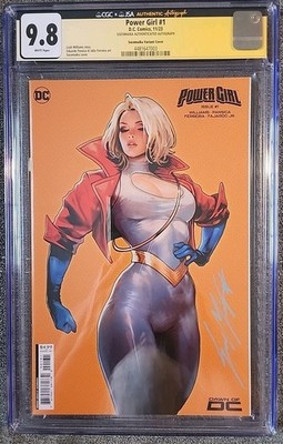 Power Girl #1 11/23 Sozomaika  Auth. Auto 7  CGC Graded 9.8 Variant