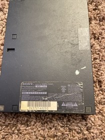 Sony PlayStation 2 Slim PS2 Black Console W Power supply Tested Working