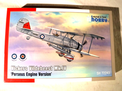 1/72 Special Hobby  RAF Vickers Vildebeest Mk IV Perseus Engine PE & PUR #72243