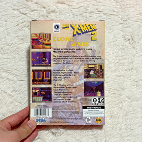 X-Men 2 Clone Wars Sega Genesis Mega Hit Series Complete CIB