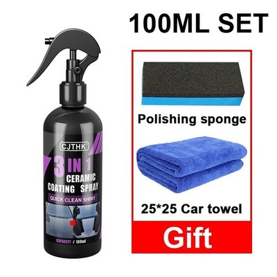3 in1 Auto Keramik Nano Beschichtung Flüssigpolitur Nano Kristall Hydrophob Autopolitur