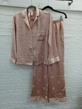 NEW Victoria Secret Glazed Satin Long Pajama Set Size US XSmall