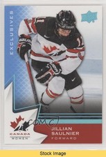 2020-21 Upper Deck Team Canada Juniors Women's WC Blue Jillian Saulnier READ fm0