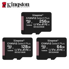 Kingston Memory Card 128GB 256GB MicroSD TF 64GB U1 V30 A1 MicroSD SDCS2 100Mb R