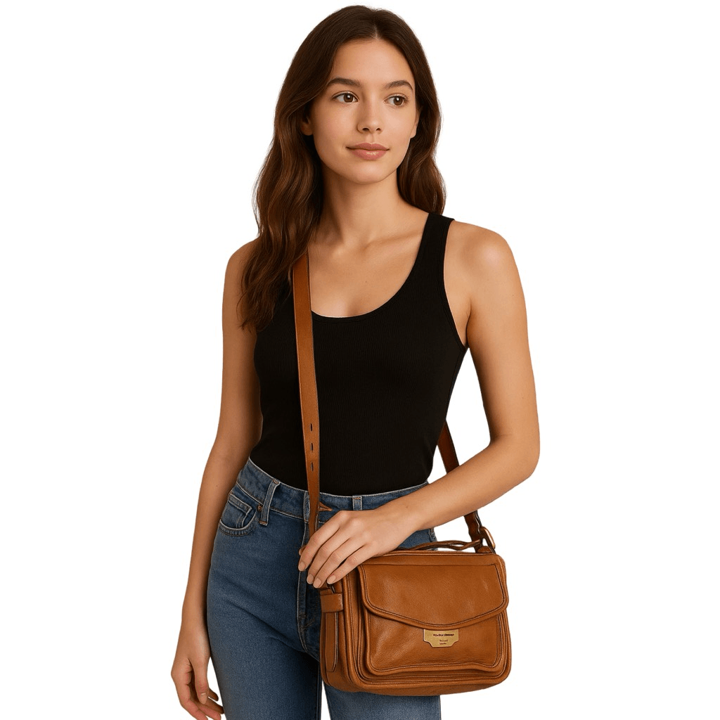 rag bone Small Field Leather Crossbody Messenger Bag x