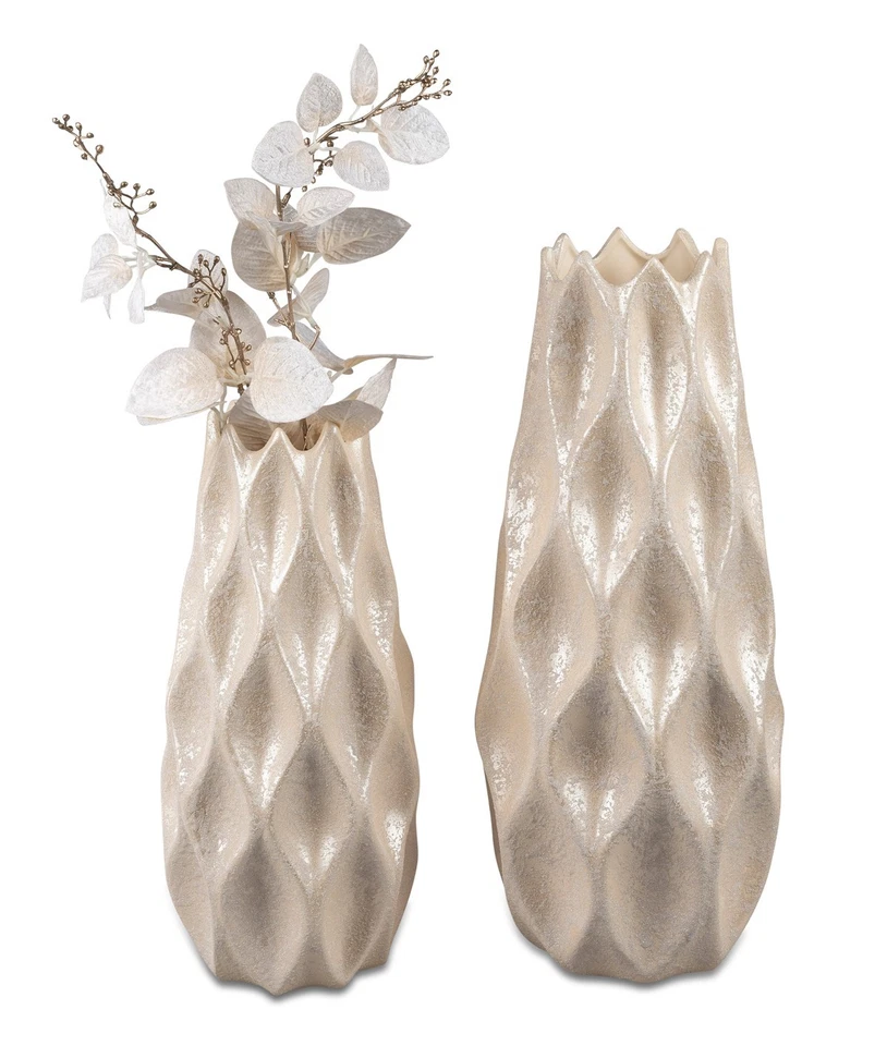 Formano Bodenvase Vanilla Höhe 50 cm Keramik Blumen  747594 - Bild 2 von 2