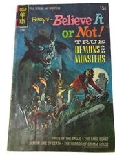 Gold Key Comic Book - ''True Demons and Monsters Ripley's Believe it or Not!''