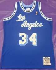 Authentic Shaquille O’Neal #34 Mitchell & Ness 1996-1997 LA Lakers Jersey 48