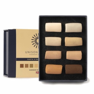 Unison Künstler Soft Pastels Natur Earth Halbstab 8er Set