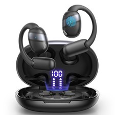 Open Ear Headphones Earbuds Wireless 5.4 Bluetooth, Digital Display Playtime