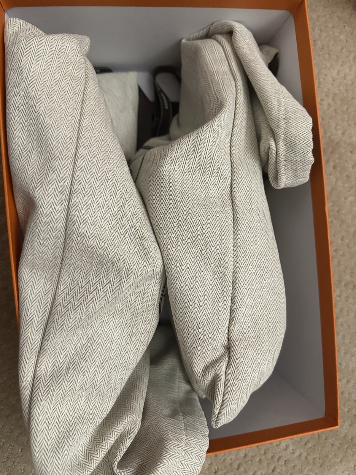 Size 40EU NIB HERMÈS Bleu Cameo / Vert Céladon Women’s Chypre Sandals thumbnail 17