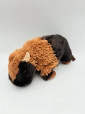 Folkmanis Bison Puppet Plush Full Body Buffalo Realistic animal Learning Toy
