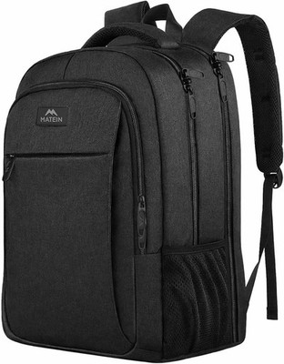 MATEIN Rucksack Herren 17,3 Zoll Laptop Backpack Anti-Diebstahl Schwarz für