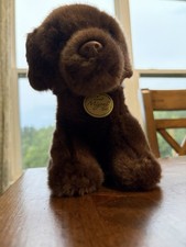 Miyoni Tots By Aurora Plush Chocolate Lab Puppy 8" Excellent