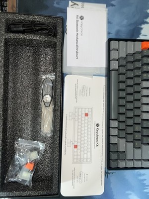 Keychron K6 Wireless Mechanical Keyboard, K6 optical RGB Backlit Brown Switches