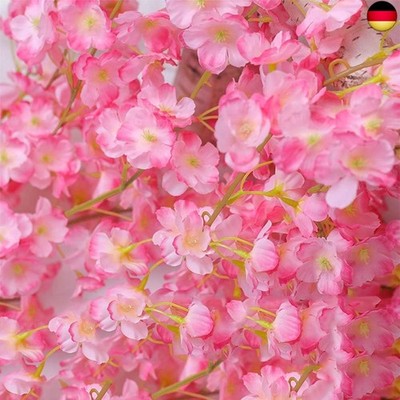 2PCS 180cm/70inch Artificial Flower Cherry Blossom Rattan Wedding Cherry Blossom