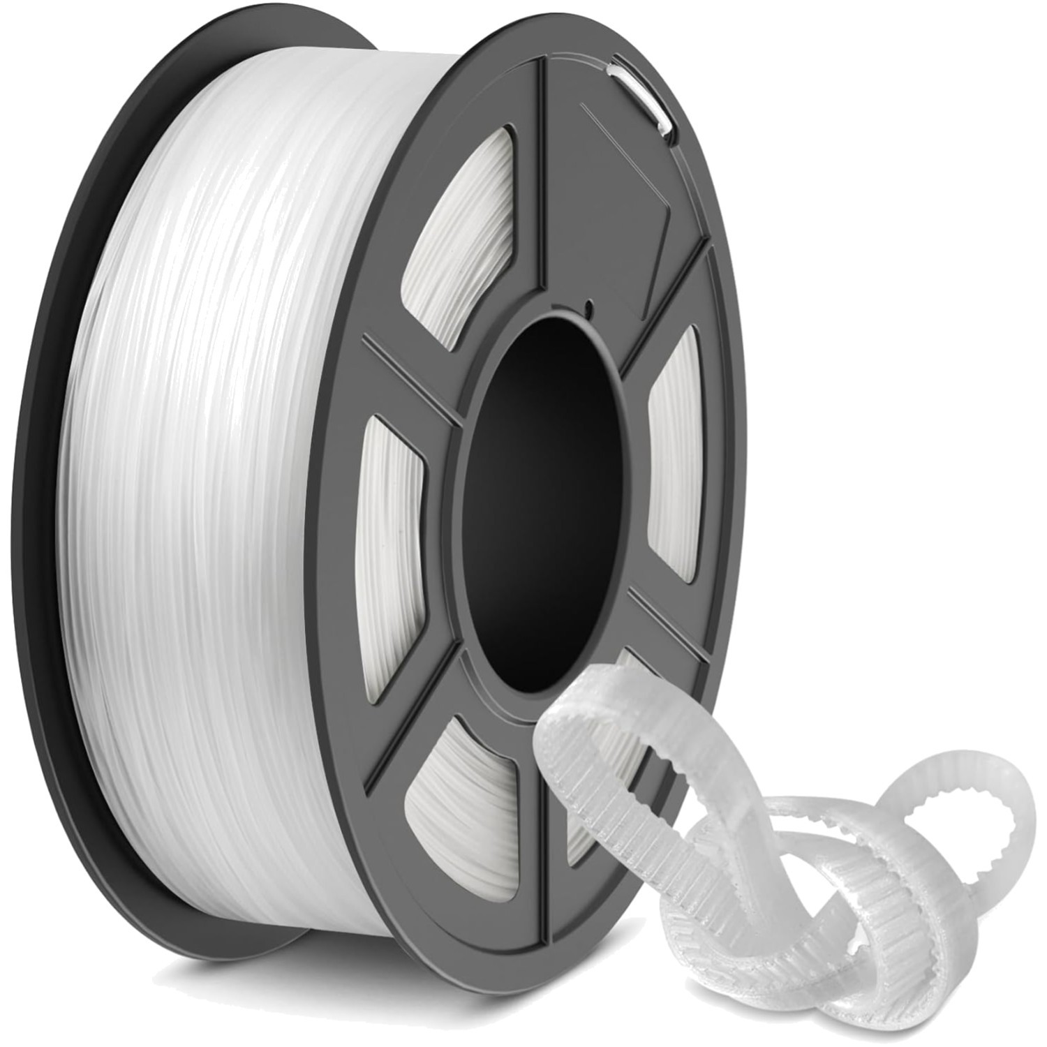 TPU Filament 95A 1,75mm transparent flexibel 3D Drucker 1kg spule