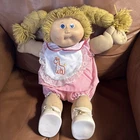 Vintage 1985 Coleco Cabbage Patch Girl Blonde Blue Eyes Xavier