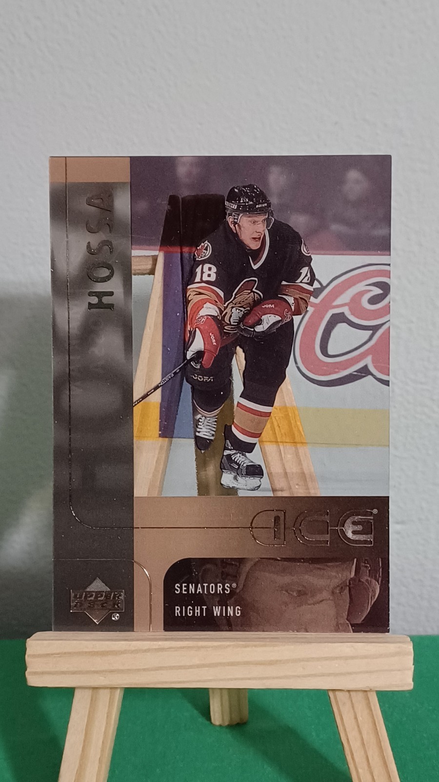 2001-02 Upper Deck Ice #32 Marian Hossa Ottawa Senators Hockey