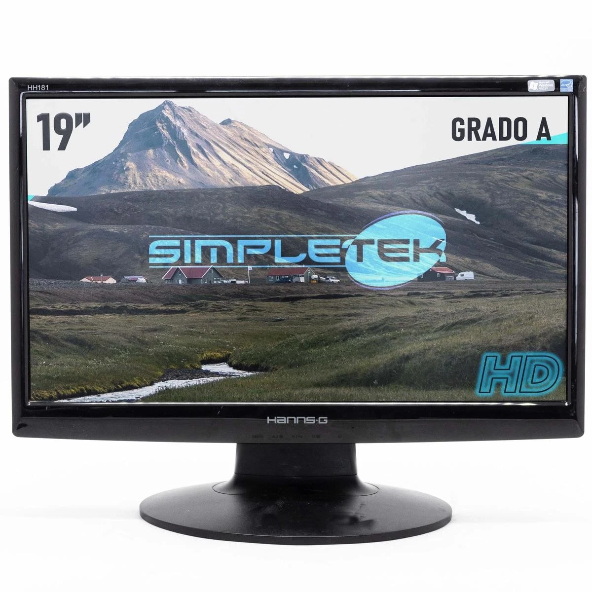 Hannspree HAOWL 23.8'' Monitor PC LED Full HD – 1920x1080, 8ms, Ingressi HDMI/VGA, Altoparlanti Integrati, Nero