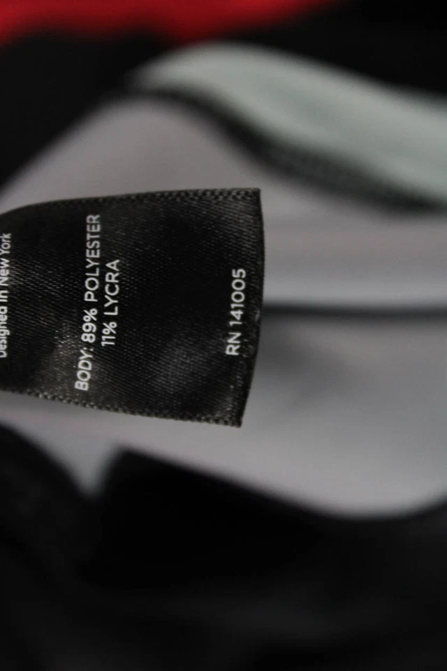 Camisa de mujer ALALALA manga larga cuello redondo estampada negra azul talla pequeña Foto 4 de 4