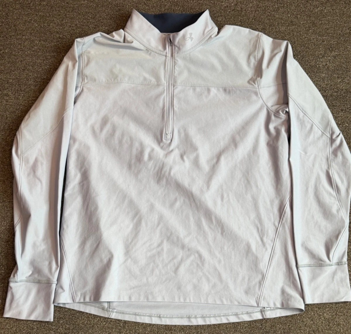 UNDER ARMOUR MENS XXL UA QUALIFIER RUN 1/2-ZIP PULLOVER SWEATER-MSRP $65