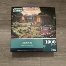 Falcon Deluxe 1000 Piece Jigsaw Puzzle ‘Glamping’ Bought Nov 2025. FREE DELIVERY