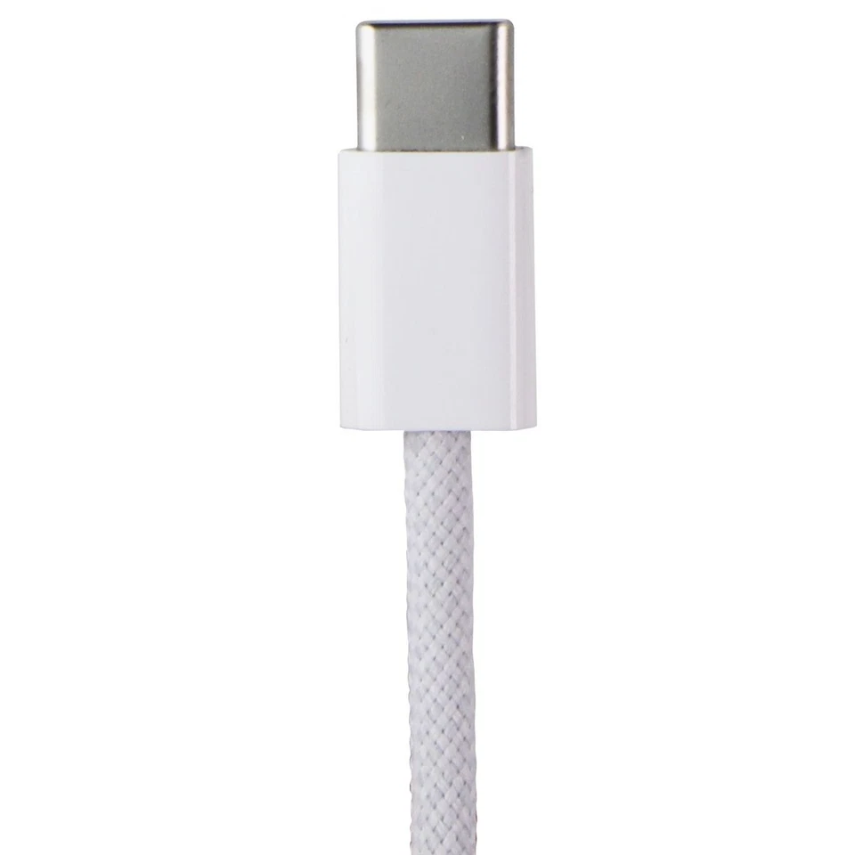 Apple Official 60W USB-C to USB-C Braided Charge Cable (1M/3.3-Ft) A2795 - White - Image 2 of 3