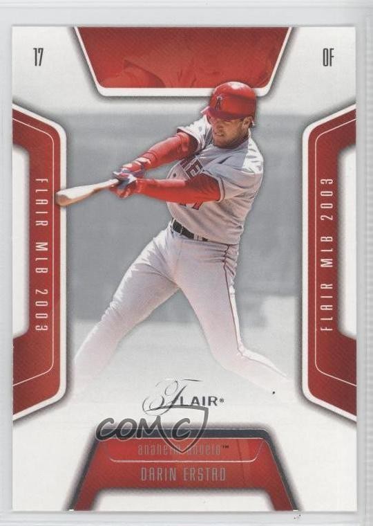 2003 Flair Darin Erstad #22 0b5