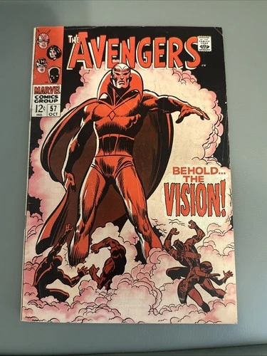 Avengers #57 Comic Book 1st Vision