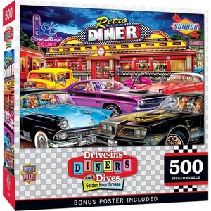 MasterPieces jigsaw puzzle;  Golden Hour Grease by Michael Fishel;  500 pcs
