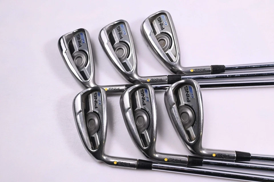 Left Hand Ping G Series Irons / 5-PW / Yellow Dot / Regular Flex Ping AWT 2.0 - Image 2 of 4