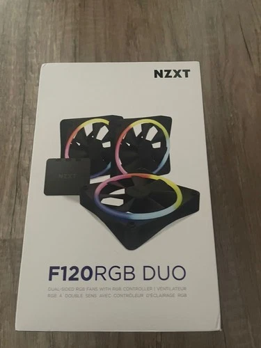 NZXT F120 RGB DUO Triple 120mm Gehäuselüfter schwarz 3er Pack - NEU - OVP