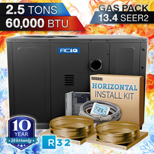 ACiQ 2.5 Ton 60000 BTU AC Gas Package Unit Central Air Conditioner & Heat System