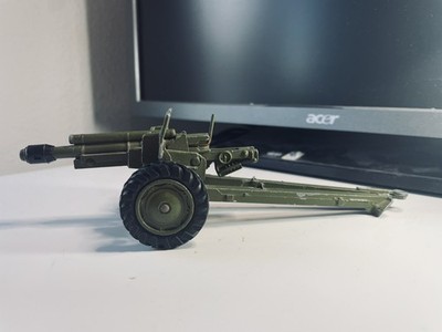 DINKY TOYS 609 - U. S. 105 mm Howitzer - guter Zustand, Battle Lines